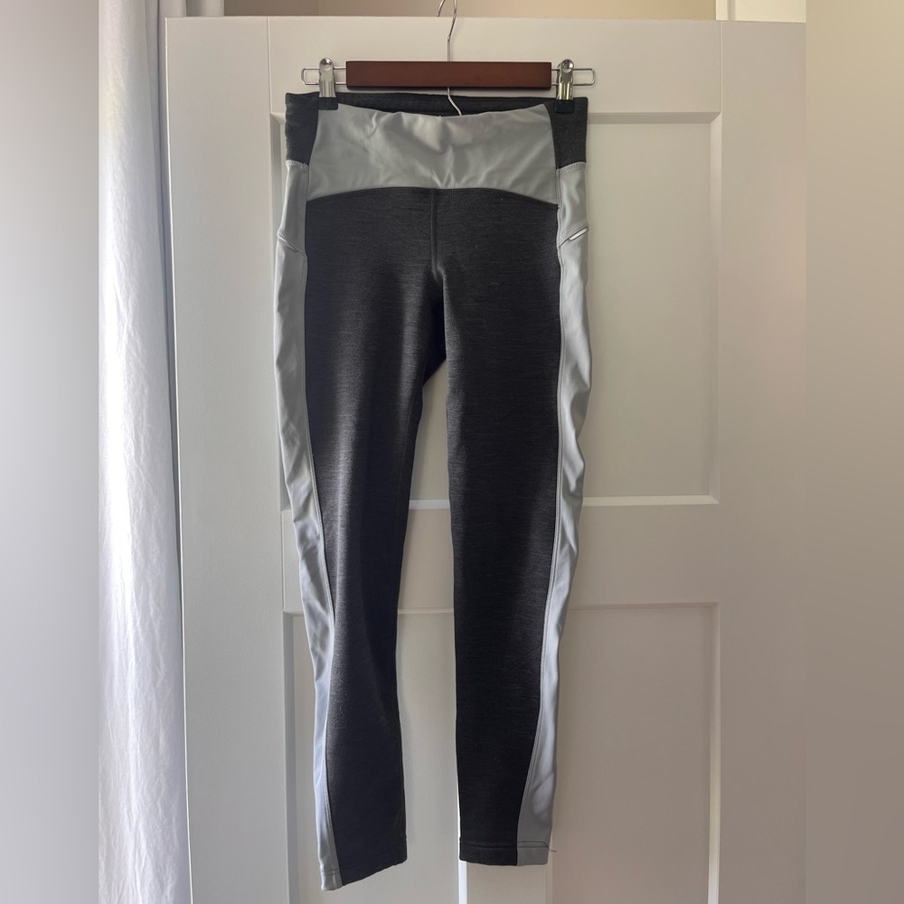Black and Gray Athletic Leggings